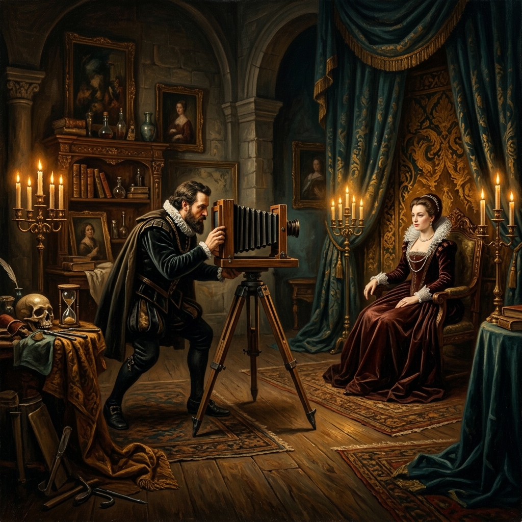 FOX8 Studio automation — Renaissance painting style