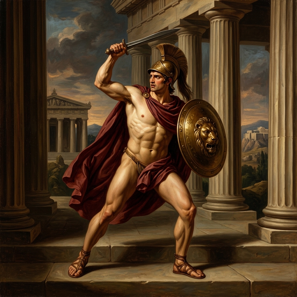 Kage Fitness Studio — Renaissance painting style
